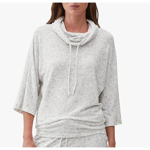 Michael Stars Charlie Madison Brushed Jersey Mock Neck Dolman Sleeve Sweater XS - Picture 1 of 7